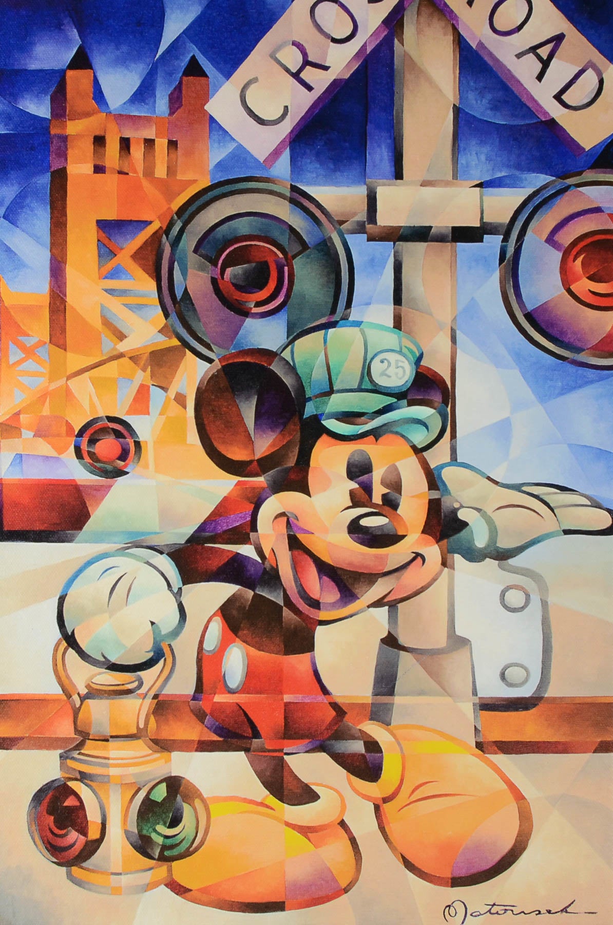 Happy Engineer -  Disney Treasure On Canvas